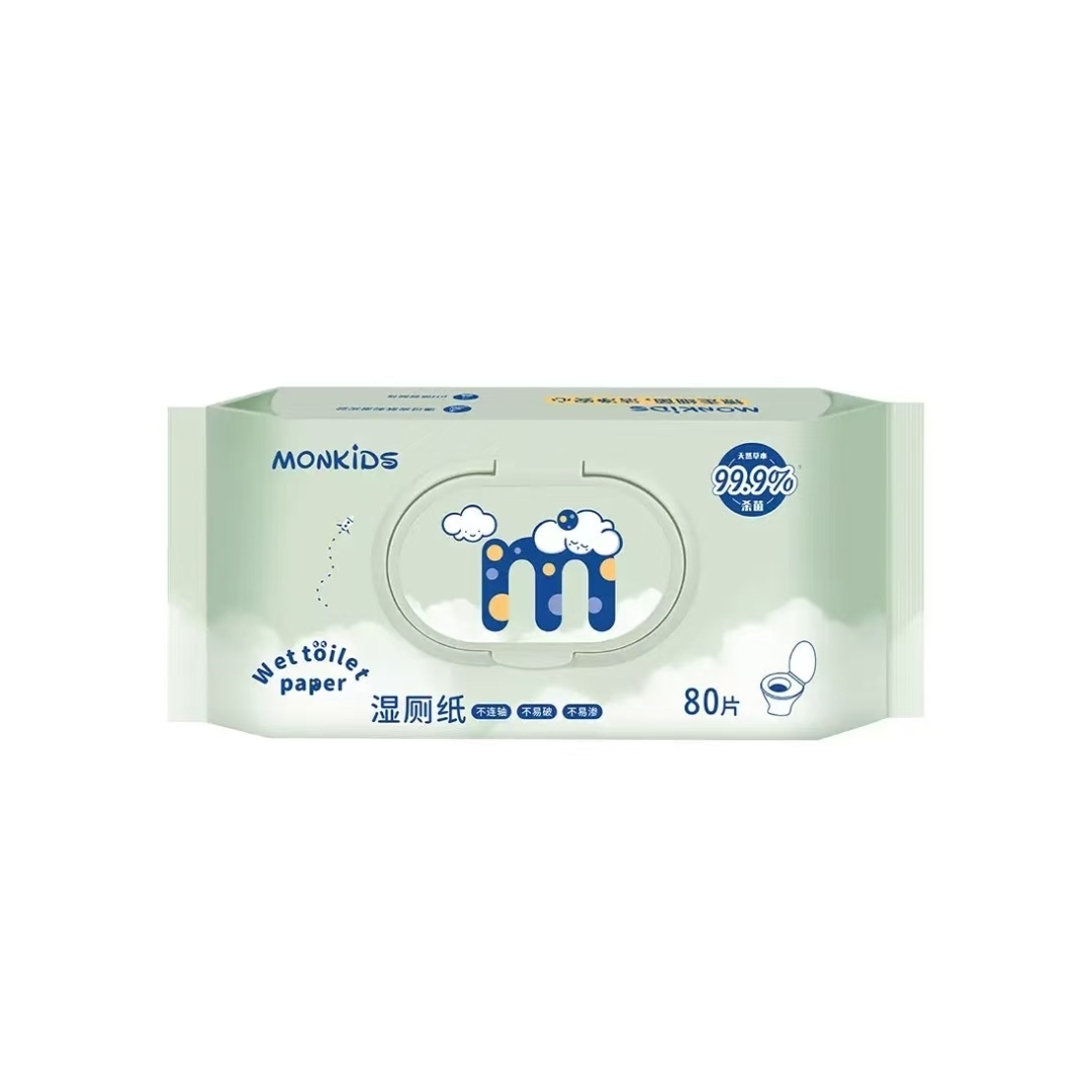 MONKIDS TOILET PAPER 99.9% 80PCS